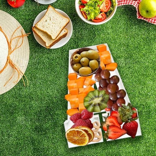Plastic Fillable Letter Charcuterie Box, 10in Reusable Alphabet Shaped Tray for Birthday Anniversaries, Party, alternate view