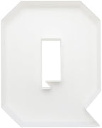 Plastic Fillable Letter Charcuterie Box, 10in Reusable Alphabet Shaped Tray for Birthday Anniversaries, Party, alternate view