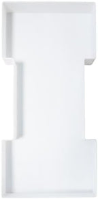 Plastic Fillable Letter Charcuterie Box, 10in Reusable Alphabet Shaped Tray for Birthday Anniversaries, Party, alternate view