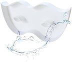 Plastic Fillable Mask Charcuterie Box, 10in Reusable Alphabet Shaped Tray for Purim Anniversaries, Party, alternate view 4