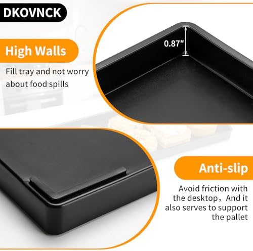 Plastic Serving Tray for Party Supplies Serving Platter for Food Reusable Platters for Catering Snack Fruit, alternate view 4