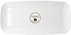 Plastic Serving Trays - Serving Platters Disposable Party Dish White, (4, Rectangle White Tray 10'') in White