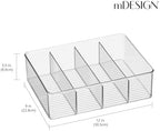 Plastic Stackable Tea Bag Storage Organizer Bin with 4 Divided Compartments - Holder for Kitchen Cabinet, alternate view 2
