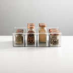 Plastic Stackable Tea Bag Storage Organizer Bin with 4 Divided Compartments - Holder for Kitchen Cabinet, alternate view 4