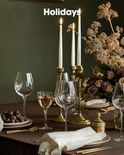 Plastic Table Cloth Disposable 54x108 Brown 3Pack, alternate view 7