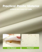Plastic Table Cloth Disposable 54x108 Ivory 3Pack, alternate view 2