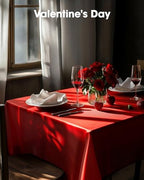 Plastic Table Cloth Disposable 54x108 Red 3Pack, alternate view 5