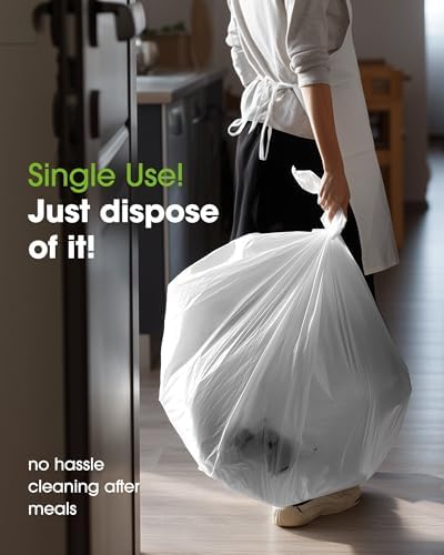 Plastic Table Cloth Disposable 54x108 White 3Pack, alternate view 4