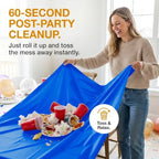 Plastic Tablecloth Roll, 54In x 300Ft Plastic Table Cloth Disposable, alternate view 5