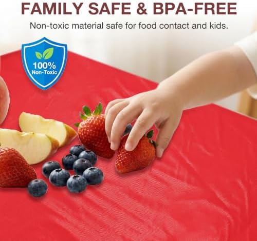 Plastic Tablecloth Roll, 54In x 300Ft Red Plastic Table Cloth Disposable, alternate view 7