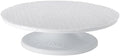 Plastic Turntable and Base, 12-in, White in White