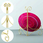 Plate Display Stands with Hinged Folding Design, 8 Inch Picture Frame Stand for Tables, Decorative Easels for, alternate view