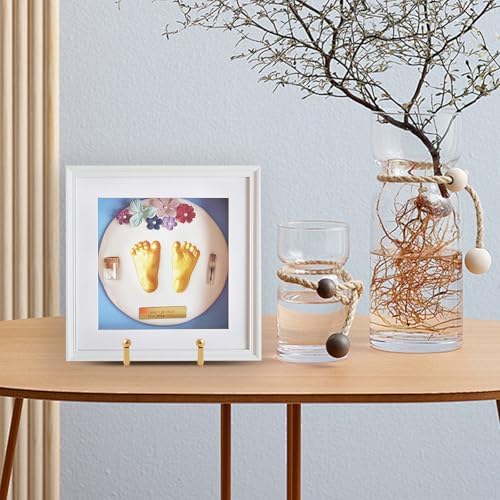 Plate Holder Easel Display Stand - 4.5 inch Metal Plate Stands for Display - Tabletop Picture Stand - Gold Iron, alternate