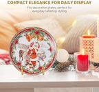 Plate Holder Easel Display Stand - 4.5 inch Metal Plate Stands for Display - Tabletop Picture Stand - Gold Iron, alternate