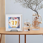 Plate Holder Easel Display Stand - 4.5 inch Metal Plate Stands for Display - Tabletop Picture Stand - Black Iron, alternate