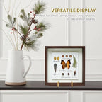 Plate Holder Easel Display Stand - 6 inch Metal Plate Stands for Display - Tabletop Picture Stand - Gold Iron, alternate view