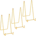 Plate Holder Easel Display Stand - 8 Inch Large Stands - Twisted Metal Wire Easels for Displaying Decorative