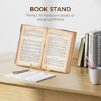 Plate Holder Easel Display Stand - 8 inch Metal Plate Stands for Display - Tabletop Picture Stand - Gold Iron, alternate view