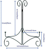 Plate Stand for Display with Hinged Folding Design, 6 Inch Picture Stands for Tables, Small Easels for, alternate view 3
