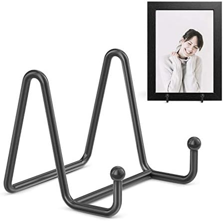 Plate Stands for Display - 3 Inch Plate Holder Display Stand + Metal Frame Holder Stand for Picture, Decorative