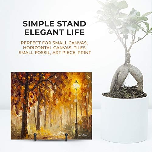 Plate Stands for Display - 3 Inch Plate Holder Display Stand + Metal Frame Holder Stand for Picture, Decorative, alternate