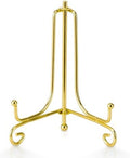 Plate Stands for Display, 4 Inch Decorative Plate Holder, Metal Picture Stand for Table, Small Easels for