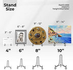 Plate Stands for Display - 4 Inch Plate Holder Display Stand + Metal Easel Stand for Picture Frame, Decorative, alternate