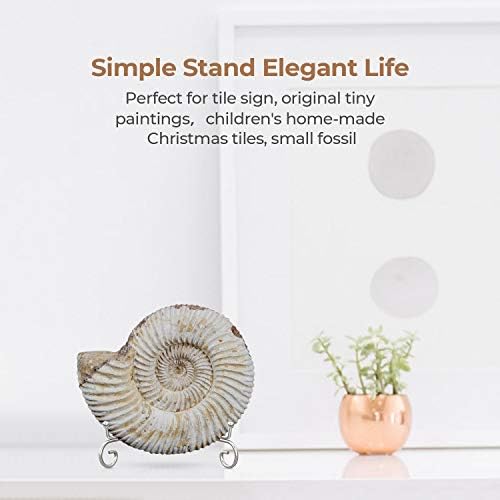 Plate Stands for Display - 4 Inch Plate Holder Display Stand + Metal Easel Stand for Picture Frame, Decorative, alternate