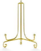 Plate Stands for Display, 5 Inch Decorative Plate Holder, Metal Picture Stand for Table, Small Easels for