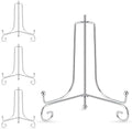 Plate Stands for Display, 6 Inch Decorative Plate Holder, Metal Picture Stand for Table, Small Easels for