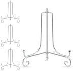 Plate Stands for Display, 6 Inch Decorative Plate Holder, Metal Picture Stand for Table, Small Easels for