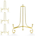 Plate Stands for Display, 6 Inch Decorative Plate Holder, Metal Picture Stand for Table, Small Easels for