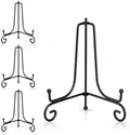 Plate Stands for Display, 7 Inch Black Iron Easel Plate Display Photo Holder Stand, Displays Picture Frames