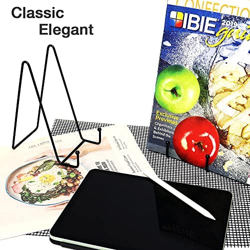Plate Stands for Display, 8 Inch, Black, 7 Pack in Black, alternate view 7