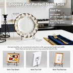 Plate Stands for Display, 8 Inch Black Iron Easel Plate Display Photo Holder Stand, Displays Picture Frames, alternate view 5