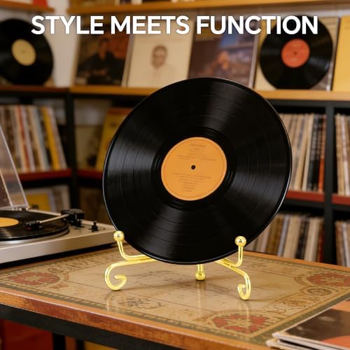 Plate Stands for Display, 8 Inch Decorative Plate Holder, Metal Picture Stand for Table, Small Easels for, alternate view 5