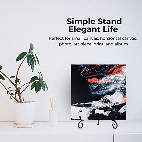 Plate Stands for Display - 8 Inch Plate Holder Display Stand + Metal Easel Stand for Picture Frame, Decorative, alternate