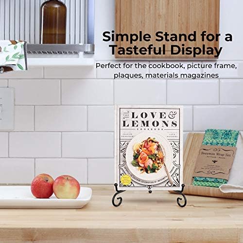Plate Stands for Display - 8 Inch Plate Holder Display Stand + Metal Easel Stand for Picture Frame, Decorative, alternate