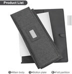Platter Storage, China Storage Containers Hard Shell 17" x 13" x 6" in Grey, alternate view 7