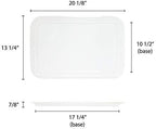 PLDCT001 Pastry Display Tray 20-1/4" X 13-1/4" Acrylic in Clear, alternate view 2