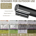 Poles for Outdoor String Lights, Metal Light Poles for Outside(4 Pack), alternate view 5