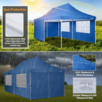 Pop up Gazebo 3m x 6m with 4 Removable Sides, Event Shelter Tent with a Carry Bag for Parties, Wedding &, alternate view 7
