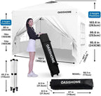 Pop-up Gazebo Instant Portable Canopy Tent 10'x10', with 4 Sidewalls, Windows, Wheeled Bag, for, alternate view 3