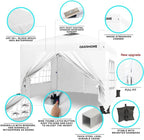 Pop-up Gazebo Instant Portable Canopy Tent 10'x10', with 4 Sidewalls, Windows, Wheeled Bag, for, alternate view 4