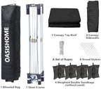 Pop-up Gazebo Instant Portable Canopy Tent 10'x10', with 4 Sidewalls, Windows, Wheeled Bag, for, alternate view 5