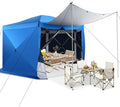 Pop Up Gazebo Starry Sky Screen Tent Screen House with a mesh top for Camping, 12x12 Screen Room with Mosquito