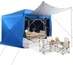 Pop Up Gazebo Starry Sky Screen Tent Screen House with a mesh top for Camping, 12x12 Screen Room with Mosquito