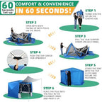 Pop Up Gazebo Starry Sky Screen Tent Screen House with a mesh top for Camping, 12x12 Screen Room with Mosquito, alternate