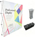 Portable Aluminum Tension Fabric Pop up Display Stand Backdrop Booth Frame Collapsible Trade Show Booth Frame