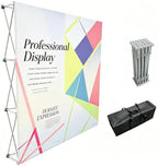 Portable Aluminum Tension Fabric Pop up Display Stand Backdrop Booth Frame Collapsible Trade Show Booth Frame